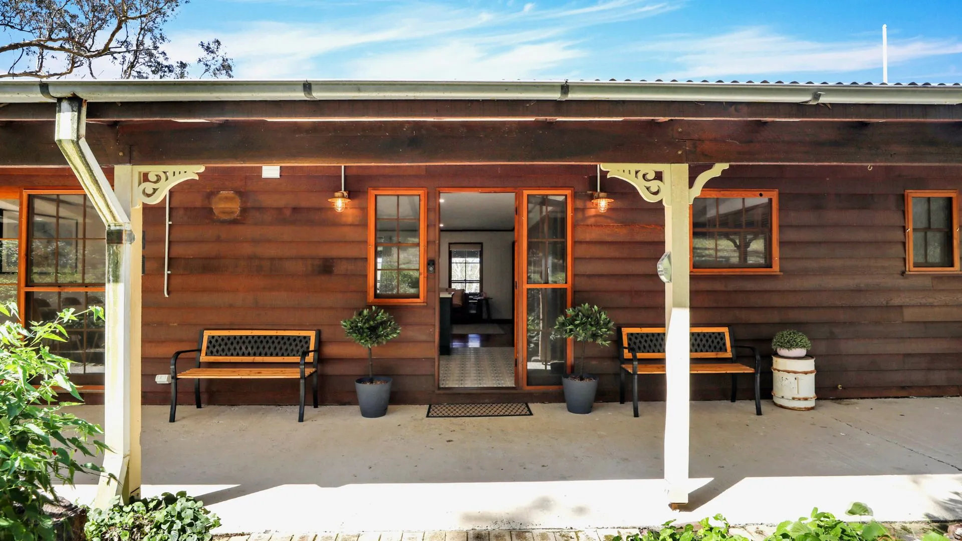 The homestead exterior